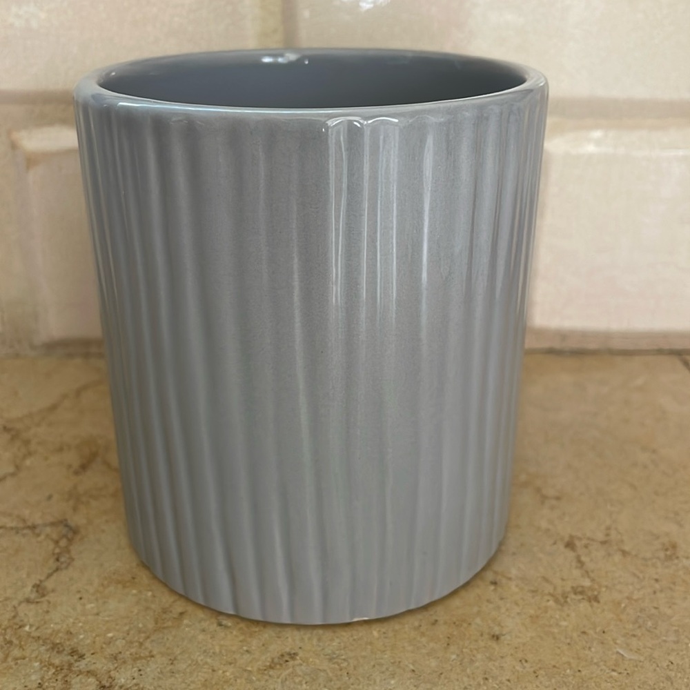 NWOT cute gray pot.